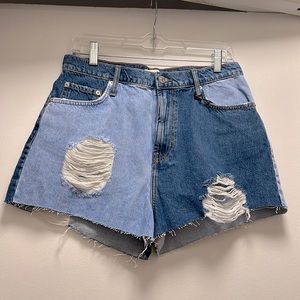 Forever21 denim cutoff jean short size 29 NWT